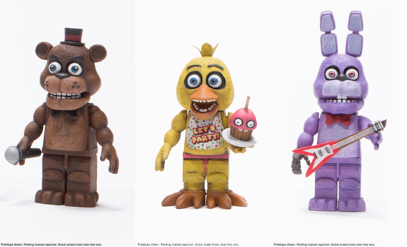 Illustration for article titled Five Nights At Freddy's Building Sets Coming From Exactly The Right Toy Company